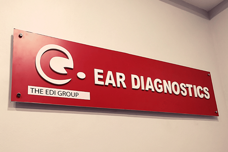 Ear Diagnostics Wall Signage