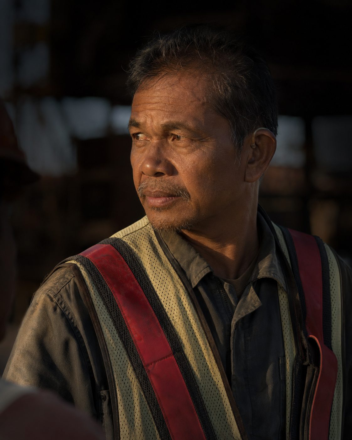 Rexton hearing aid wearer at work